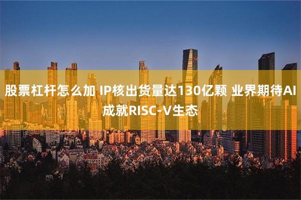 股票杠杆怎么加 IP核出货量达130亿颗 业界期待AI成就RISC-V生态