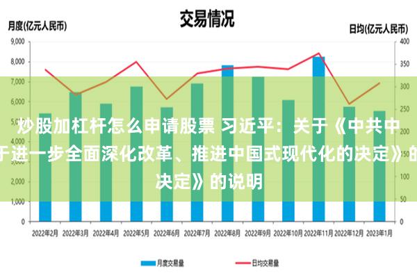 炒股加杠杆怎么申请股票 习近平：关于《中共中央关于进一步全面深化改革、推进中国式现代化的决定》的说明