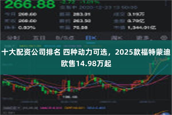 十大配资公司排名 四种动力可选，2025款福特蒙迪欧售14.98万起